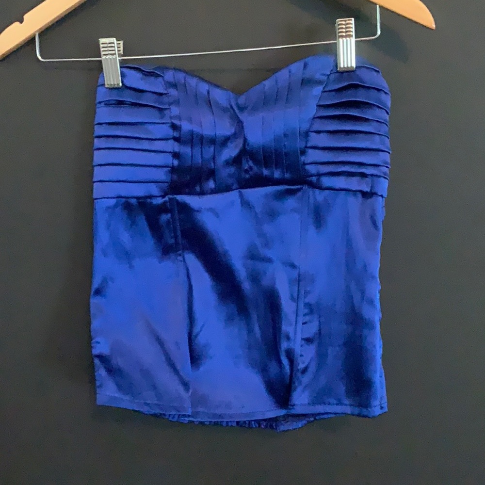 Blue Corset Top